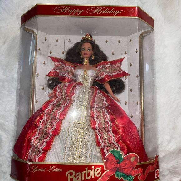1997 Happy Holidays New in Box 10th Anniversary Collectible Special Edition Doll - Picture 1 of 5